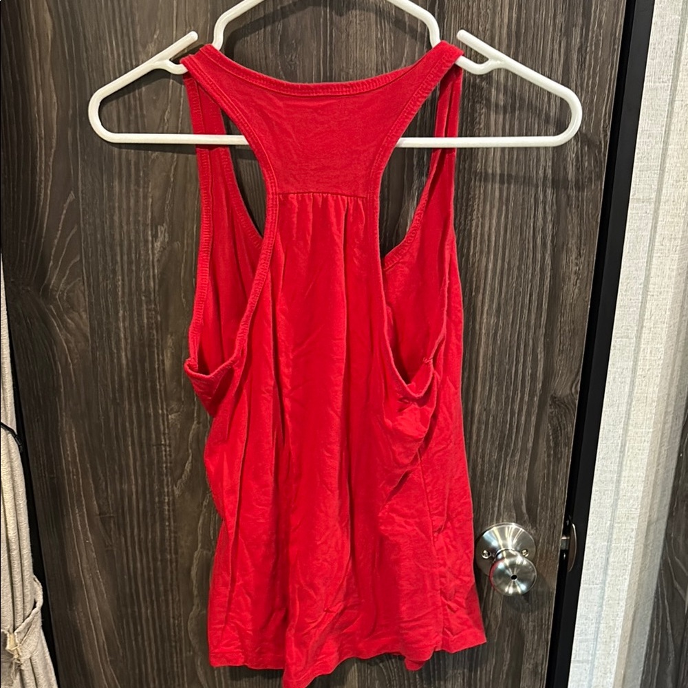 Red Graphic Tank Top - Picture 2 of 2